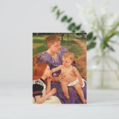 Die Familie von Mary Cassatt Postcard Postkarte (Stehend Vorderseite)