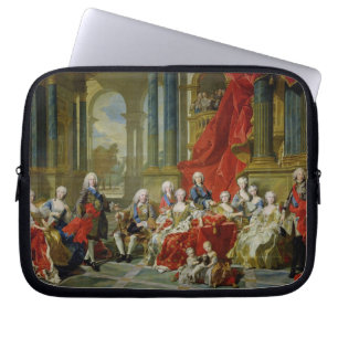 Die Familie von Philip V, 1743 (Öl auf Leinwand) Laptopschutzhülle