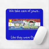 Die Familien-Kindertagesstätte unser Kindes Mousepad (Mit Mouse)