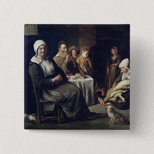 Die Familien-Mahlzeit Button (Vorderseite)