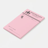 Die Familien-Praxis-Verordnungs-Auflage der Mama Post-it Klebezettel (angewinkelt)