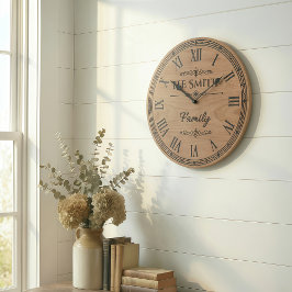 Die Familien SMITH Wanduhr