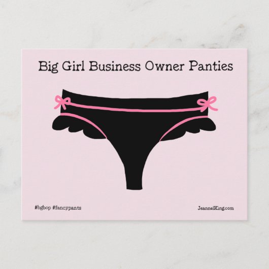 Die Fancypants BGBOP's. Postkarte (Vorderseite)