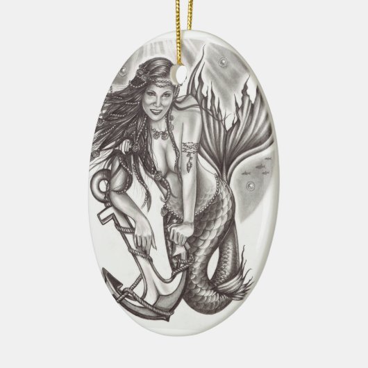 Die Fantasie des Seemanns Keramik Ornament (Links)