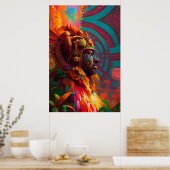 Die Fantasie des Vogel Man Ken Gage Poster (Küche)