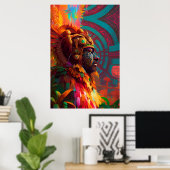 Die Fantasie des Vogel Man Ken Gage Poster (Heimbüro)