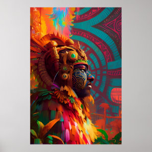 Die Fantasie des Vogel Man Ken Gage Poster