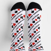 Die Fantasie eines Bridge-Spielers wird nie versch Socken (Oben)