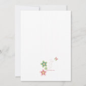 Die Fantasie-Einladung des Mädchens Einladung (Rückseite)