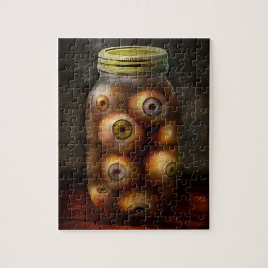 Die Fantasie - gruselig - ich habe immer Augen für Puzzle (Vertikal)