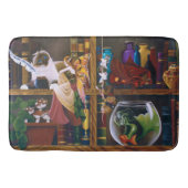 Die Fantasiebibliothek der Zauberer Badematte (Vorderseite)