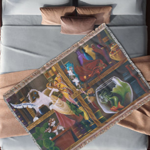 Die Fantasiebibliothek der Zauberer Decke