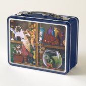 Die Fantasiebibliothek der Zauberer Metall Brotdose (Rückseite)