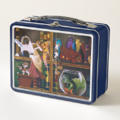 Die Fantasiebibliothek der Zauberer Metall Brotdose (Vorderseite)