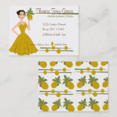 Die fantastische Ananas Visitenkarte (Vorne/Hinten)