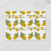Die fantastische Ananas Visitenkarte (Rückseite)