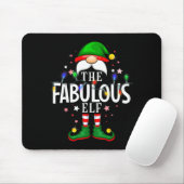 Die fantastische Elf-Christmas-Familien-Pyjama-Par Mousepad (Mit Mouse)