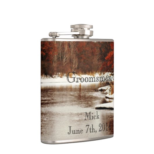 Die fantastische Flasche der Trauzeugen Flachmann (Rechts)