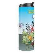 Die fantastische Flatulent Furz Brothers Gassy Gul Thermosbecher (Nach links gedreht)