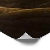 Die fantastische Stadt, der Fluss, die Brücke, die Poster (Ecke)