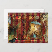 Die fantastische Stadt der Muse Postcard Postkarte (Vorne/Hinten)