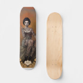 Die fantastische tätowierte Dame Skateboard (Vorderseite)