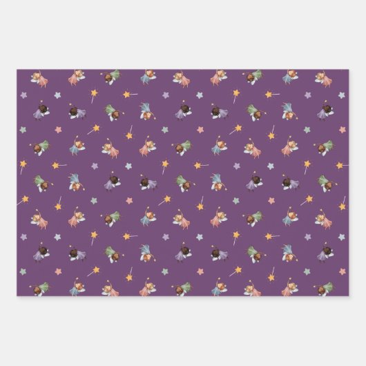 Die Fantasy Fairy Dark Themed Collection Geschenkpapier Set (Vorderseite 3)