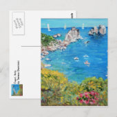 Die Faraglioni Rocks - Postkarte (Vorne/Hinten)