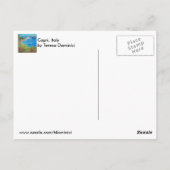 Die Faraglioni Rocks - Postkarte (Rückseite)