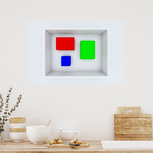 Die Farbbox Poster (Küche)