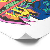 Die Farbbrise Poster (Ecke)