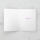 Die Farbe der Dankbarkeit, ein lustiges Gedicht Dankeskarte (Innenseite)