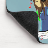 Die Farbe der Musik Mousepad (Ecke)