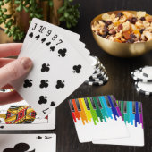Die Farbe der Musik Spielkarten (In Situ)