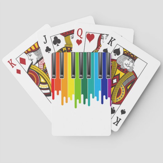 Die Farbe der Musik Spielkarten (Rückseite)