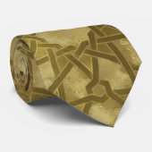 Die Farbe des alten Goldes Krawatte (Gerollt)