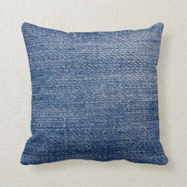 Die Farbe des Denim Kissen