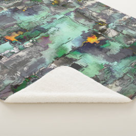 Die Farbe des Felsens, das minzgrün bis grau domin Sherpadecke