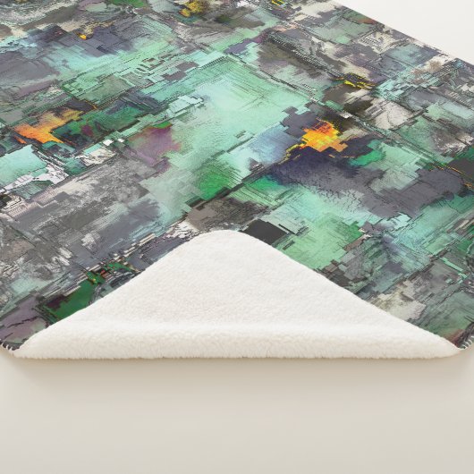 Die Farbe des Felsens, das minzgrün bis grau domin Sherpadecke (3/4)