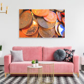 Die Farbe des Geldes Leinwanddruck (Insitu (Wohnzimmer))