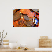 Die Farbe des Geldes Poster (Küche)