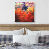 Die Farbe des Herbstes ändert sich Leinwanddruck (Insitu (Schlafzimmer))