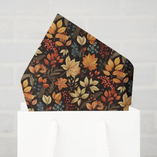 Die Farbe des Herbstes Seidenpapier (Geschenktüte)