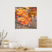 Die Farbe des Herbstplakats Poster (Küche)