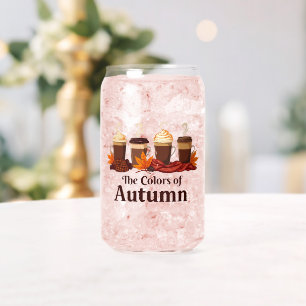 Die Farbe des Kürbisspeckkaffees im Herbst Dosenglas