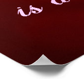 Die Farbe des Liebe Poster (Ecke)