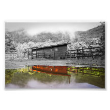 Die Farbe des Reflektionsdrucks