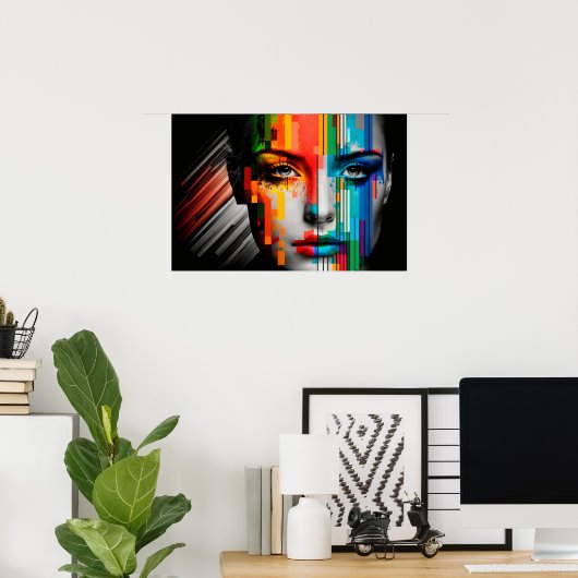 Die Farbe des Regens Poster (Heimbüro)