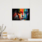 Die Farbe des Regens Poster (Küche)