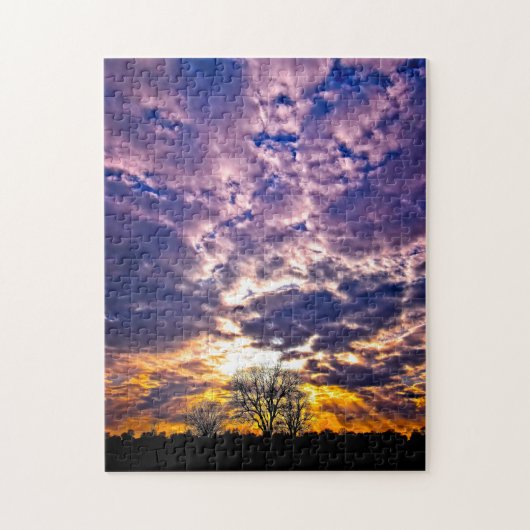Die Farbe des Sonnenuntergangsspektrums - 11x14 -  Puzzle (Vertikal)